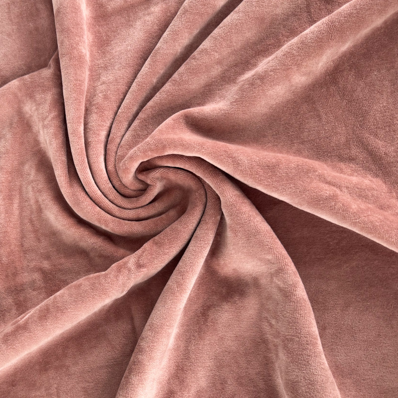 101225/6 Cotton Velour, Rosewood