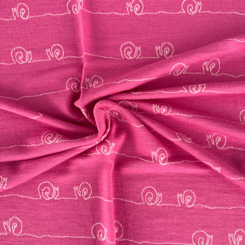 101225/4 Jaquard, pink & white