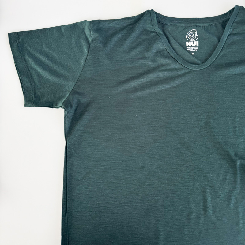 101225/13 Wool Silk Women T-Shirt, deep sea